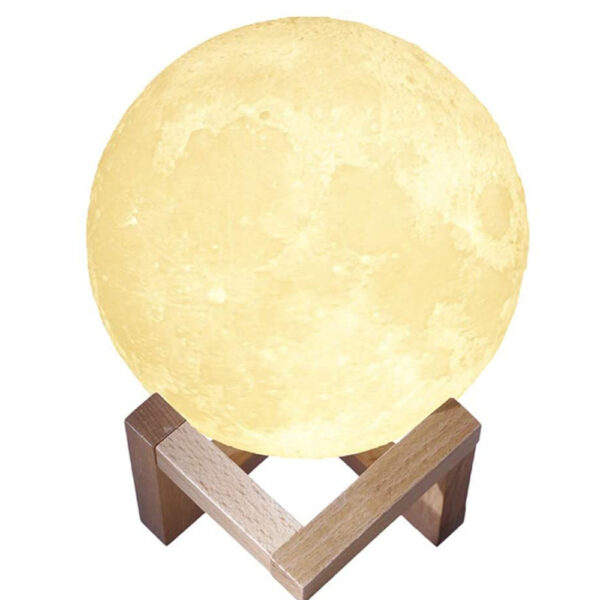 3D Printed Moonlight Lamp in 16 Colors with Remote Control- USB Charging_7