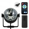 Remote Controlled RGB Voice Activated Rotating Crystal Light- US, UK, EU Plug_0
