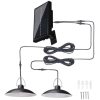 LED Remote Control Solar Powered Indoor Outdoor Split Lamp_0