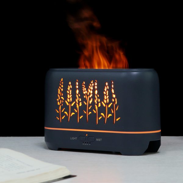 200ml Capacity Flame Simulation Air Humidifier- USB Powered_5